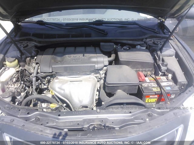 4T4BF3EK5BR218046 - 2011 TOYOTA CAMRY SE/LE/XLE GRAY photo 10