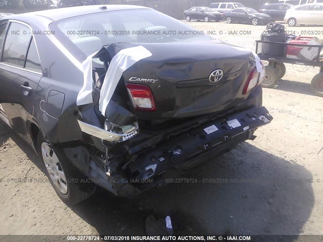 4T4BF3EK5BR218046 - 2011 TOYOTA CAMRY SE/LE/XLE GRAY photo 6