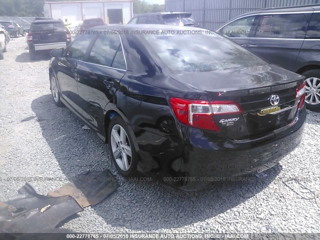 4T1BF1FK9EU400673 - 2014 TOYOTA CAMRY L/SE/LE/XLE 黑色 照片 3