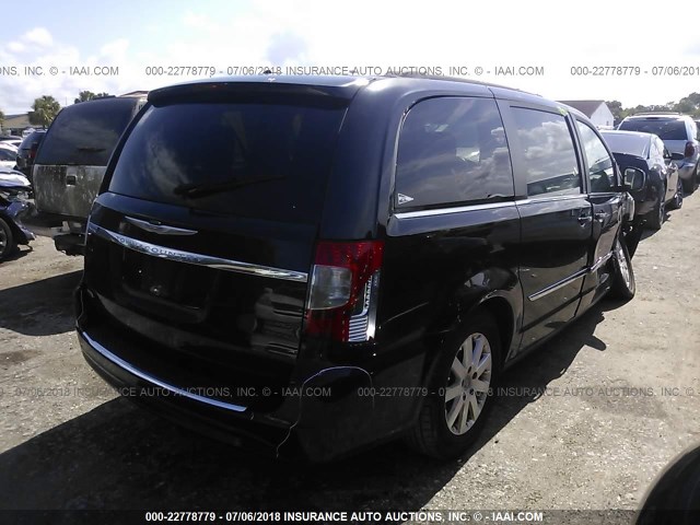 2C4RC1BG4ER211536 - 2014 CHRYSLER TOWN & COUNTRY TOURING BLACK photo 4