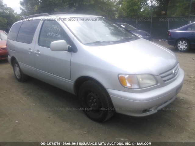 4T3ZF13C92U455963 - 2002 TOYOTA SIENNA LE/XLE SILVER photo 1