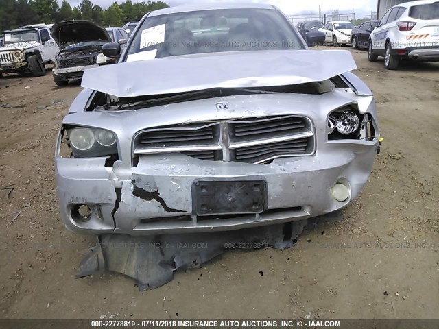 2B3KA43G86H162535 - 2006 DODGE CHARGER SE/SXT GRAY photo 6