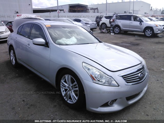 JN1CV6AP5DM723244 - 2013 INFINITI G37 JOURNEY/SPORT SILVER photo 1