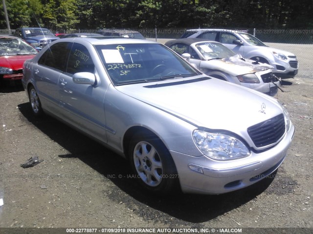 WDBNG70J62A295104 - 2002 MERCEDES-BENZ S 430 SILVER photo 1