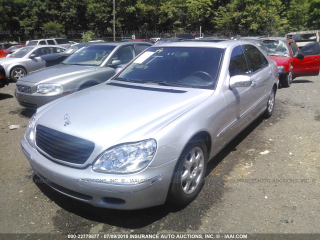 WDBNG70J62A295104 - 2002 MERCEDES-BENZ S 430 SILVER photo 2