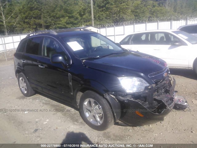 3GNAL3EK8DS597783 - 2013 CHEVROLET CAPTIVA LT BLACK photo 1