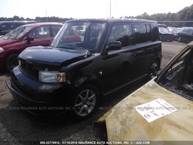 JTLKT324964092331 - 2006 TOYOTA SCION XB Schwarz Foto 2