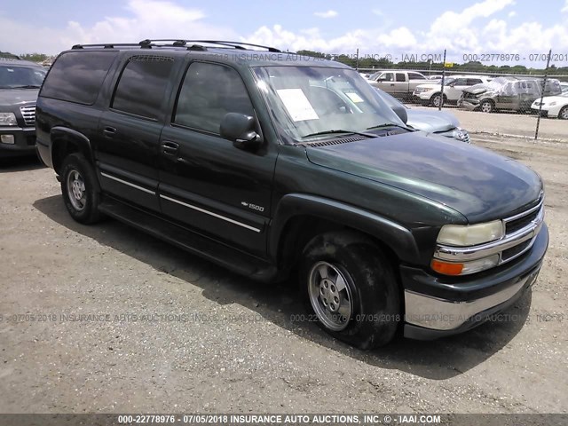 3GNEC16TX1G109803 - 2001 CHEVROLET SUBURBAN C1500 GREEN photo 6