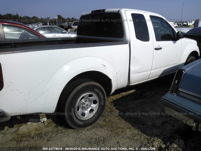 1N6BD06T77C457537 - 2007 NISSAN FRONTIER KING CAB XE WHITE photo 4