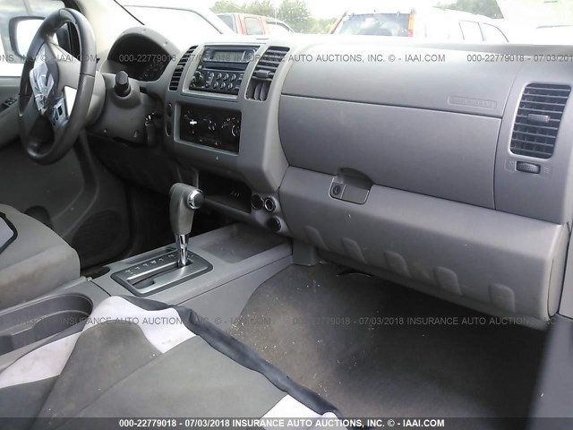1N6BD06T77C457537 - 2007 NISSAN FRONTIER KING CAB XE WHITE photo 5