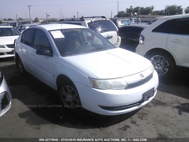 1G8AJ52F43Z130308 - 2003 SATURN ION LEVEL 2 WHITE photo 1