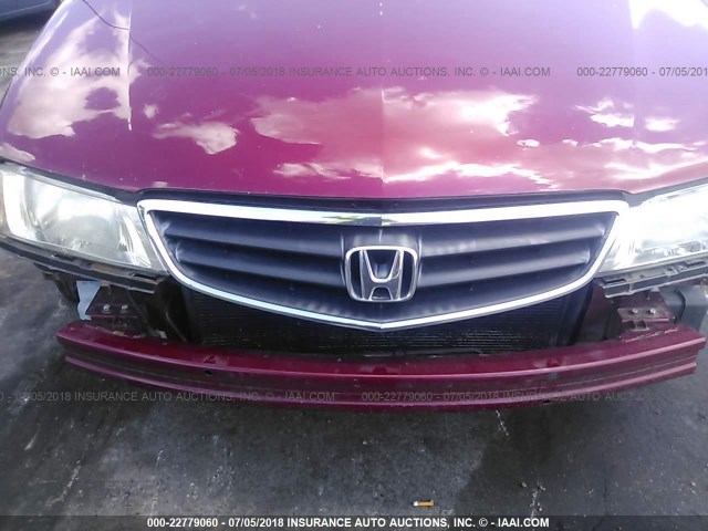 5FNRL18093B070563 - 2003 HONDA ODYSSEY EXL RED photo 10