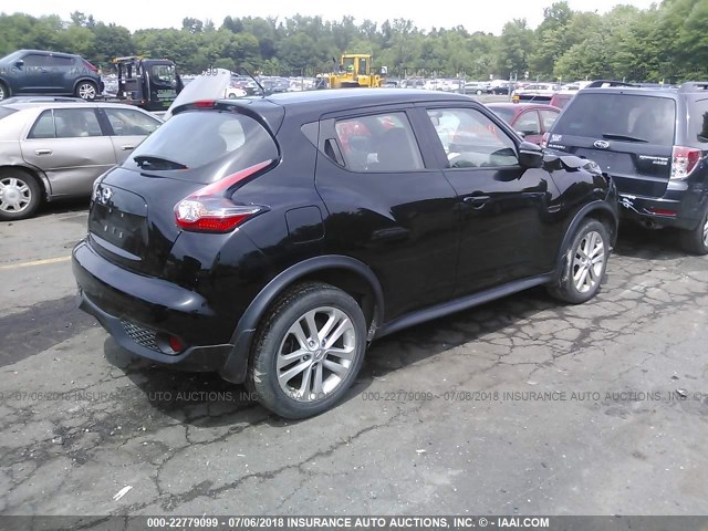 JN8AF5MV7FT563791 - 2015 NISSAN JUKE S/SV/SL/NISMO BLACK photo 4