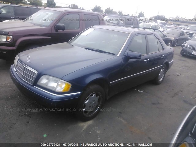 WDBHA28E7SF272197 - 1995 MERCEDES-BENZ C 280 BLUE photo 2