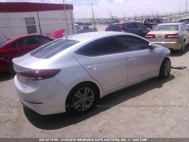 5NPD84LF0JH287099 - 2018 HYUNDAI ELANTRA SEL/VALUE/LIMITED SILVER photo 4