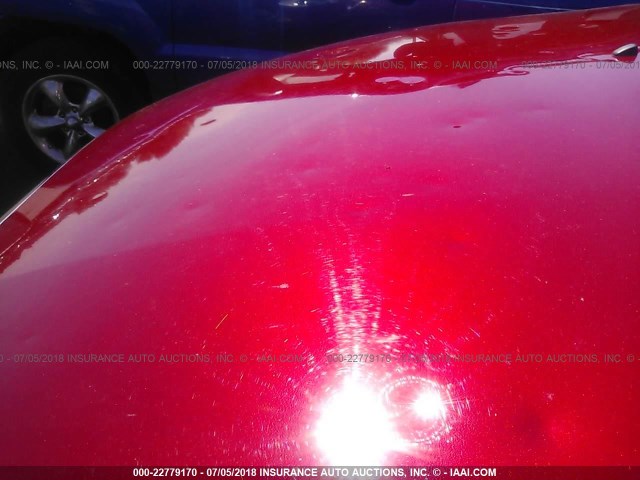 5GAKVDED7CJ384887 - 2012 BUICK ENCLAVE RED photo 6