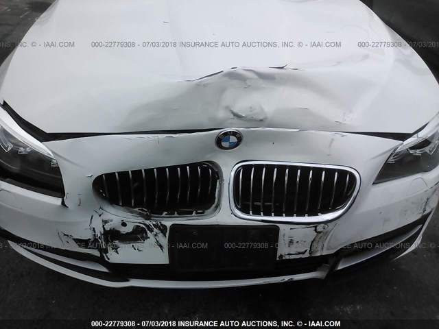 WBA5B1C5XED477724 - 2014 BMW 535 I WHITE photo 6
