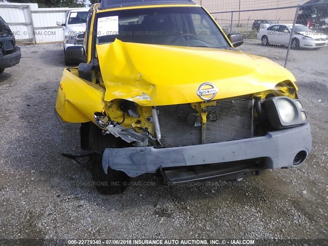 5N1ED28T63C693546 - 2003 NISSAN XTERRA XE/SE YELLOW photo 6