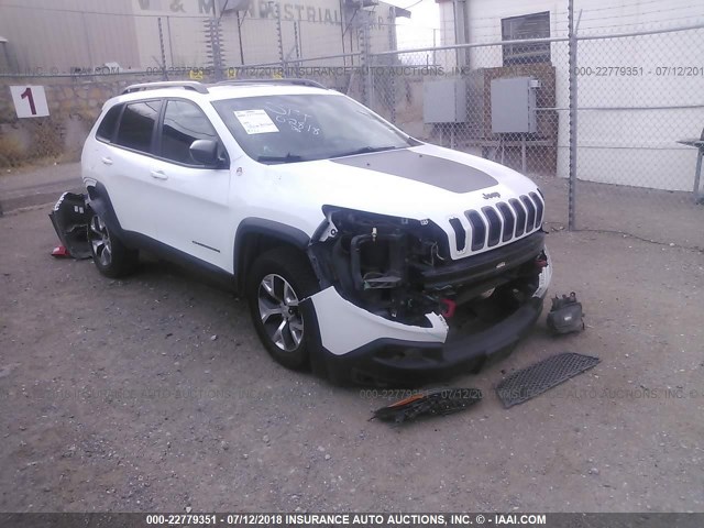 1C4PJMBSXEW125528 - 2014 JEEP CHEROKEE TRAILHAWK თეთრი ფოტო 6