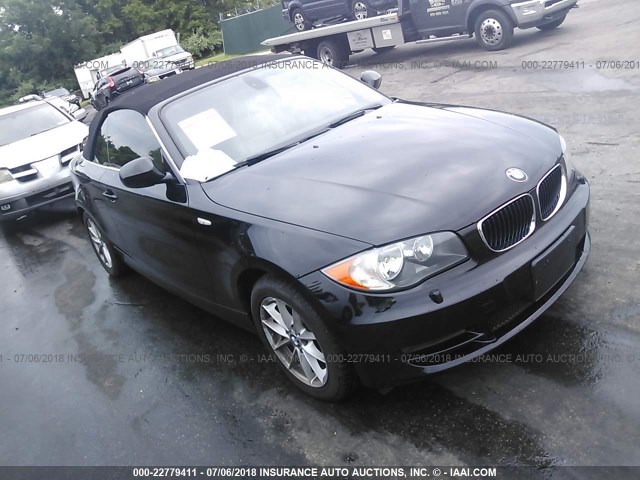 WBAUL7C54AVE86843 - 2010 BMW 128 I BLACK photo 1