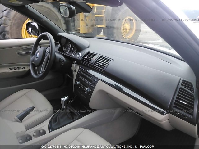 WBAUL7C54AVE86843 - 2010 BMW 128 I BLACK photo 5