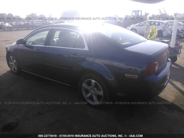 1G1ZC5E17BF119623 - 2011 CHEVROLET MALIBU 1LT 深蓝色 照片 3