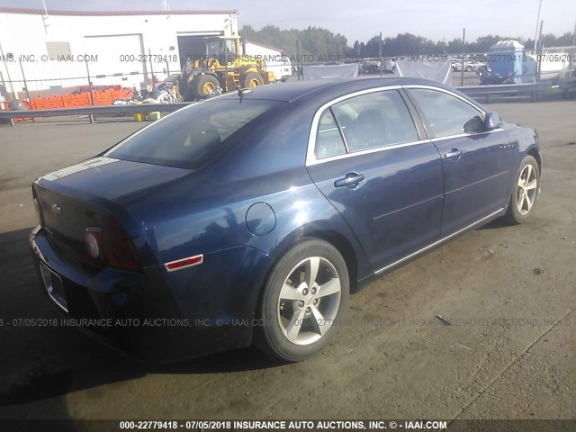 1G1ZC5E17BF119623 - 2011 CHEVROLET MALIBU 1LT 深蓝色 照片 4