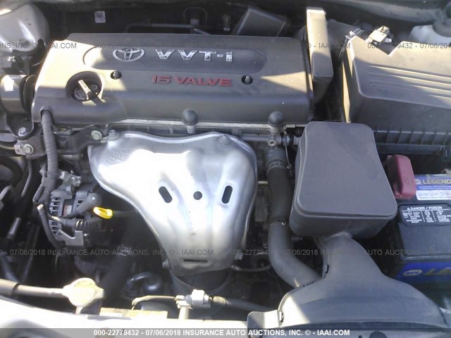 4T1BE46K19U305941 - 2009 TOYOTA CAMRY SE/LE/XLE ვერცხლისფერი ფოტო 10