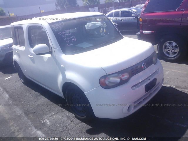 JN8AZ2KR2BT203236 - 2011 NISSAN CUBE S/SL/KROM WHITE photo 1