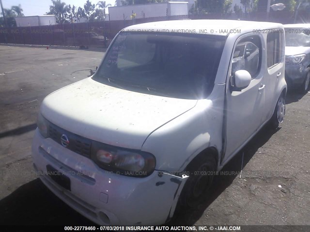 JN8AZ2KR2BT203236 - 2011 NISSAN CUBE S/SL/KROM WHITE photo 2