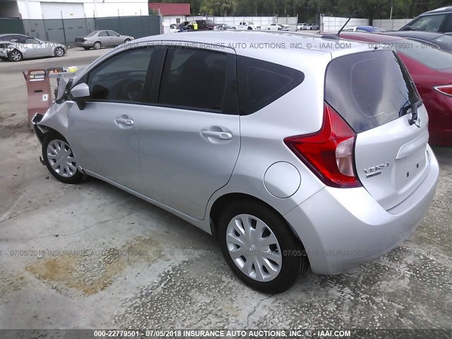 3N1CE2CP1GL357707 - 2016 NISSAN VERSA NOTE S/S PLUS/SV/SL/SR SILVER photo 3