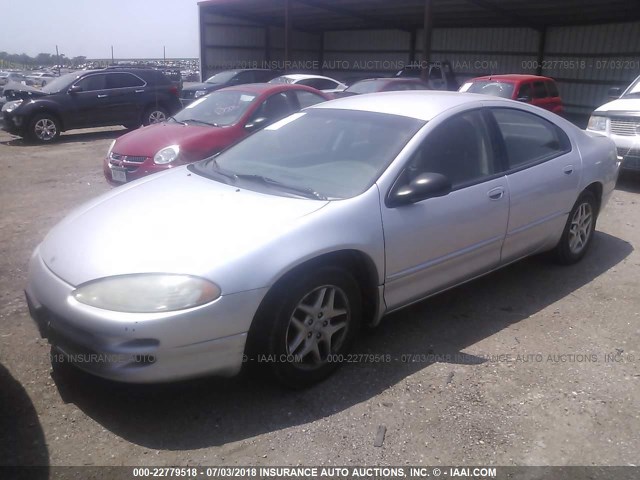 2B3HD46R62H281192 - 2002 DODGE INTREPID SE SILVER photo 2