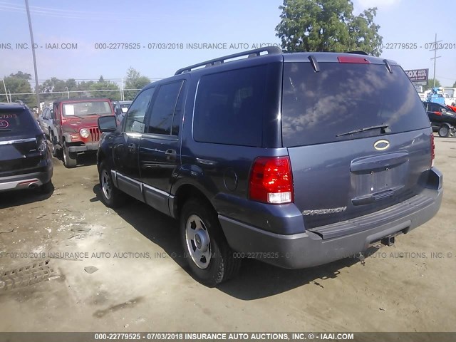 1FMPU135051A68509 - 2005 FORD EXPEDITION XLS BLUE photo 3