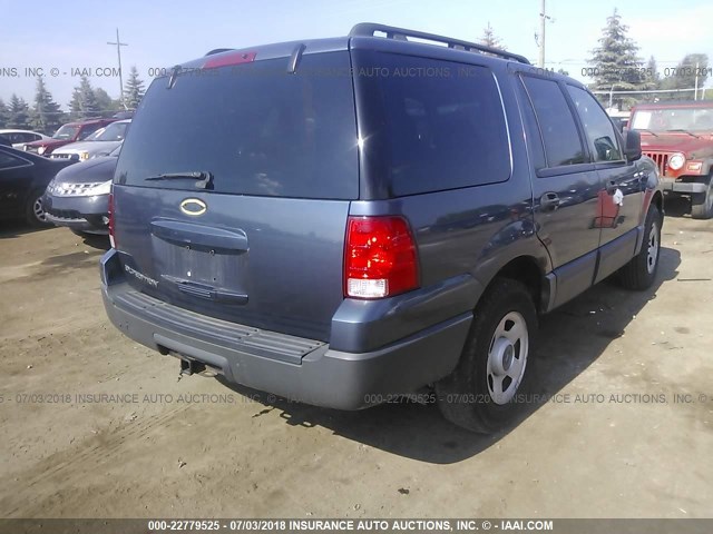 1FMPU135051A68509 - 2005 FORD EXPEDITION XLS BLUE photo 4