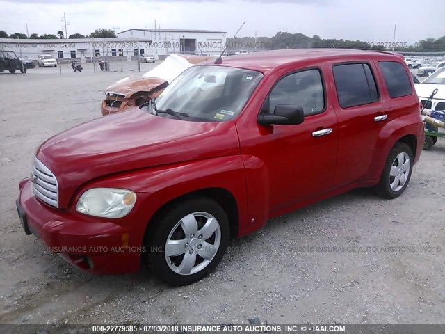 3GNCA13B39S609500 - 2009 CHEVROLET HHR LS RED photo 2