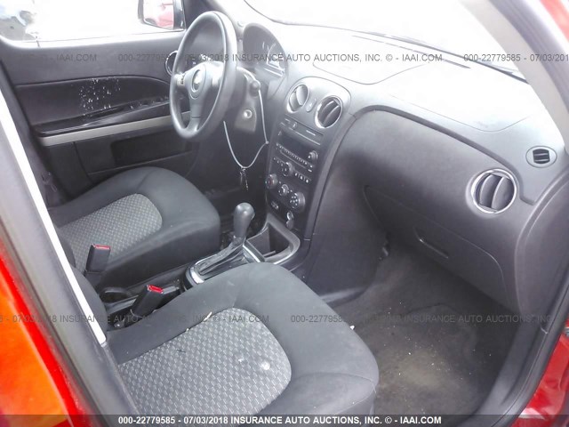 3GNCA13B39S609500 - 2009 CHEVROLET HHR LS RED photo 5