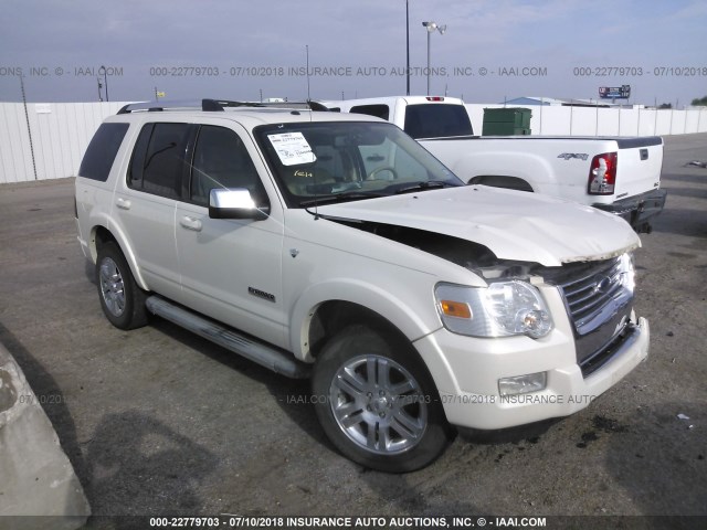 1FMEU65868UA35962 - 2008 FORD EXPLORER LIMITED WHITE photo 1