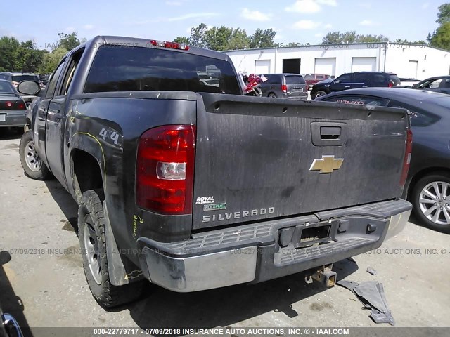 3GCRKPE34AG112598 - 2010 CHEVROLET SILVERADO K1500 GRAY photo 3