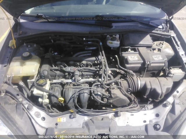 1FAFP34N97W122706 - 2007 FORD FOCUS ZX4/S/SE/SES GRAY photo 10