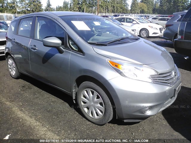 3N1CE2CP6FL450351 - 2015 NISSAN VERSA NOTE S/S PLUS/SV/SL/SR SILVER photo 1