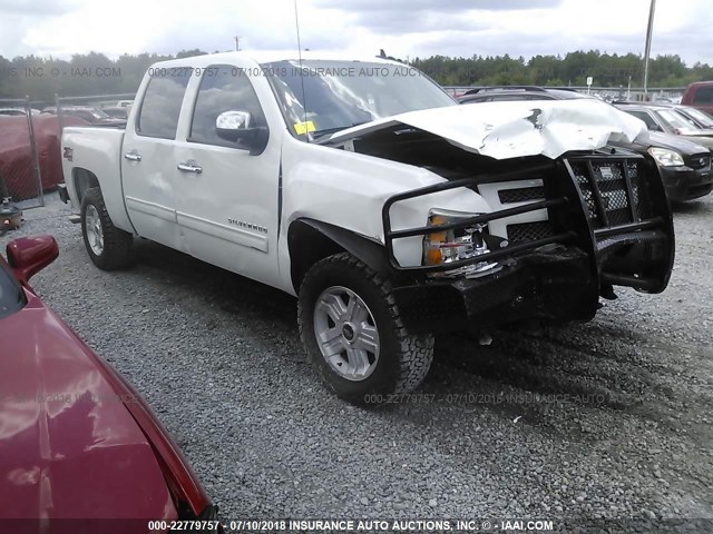 3GCPKTE30BG224557 - 2011 CHEVROLET SILVERADO K1500 LTZ WHITE photo 1