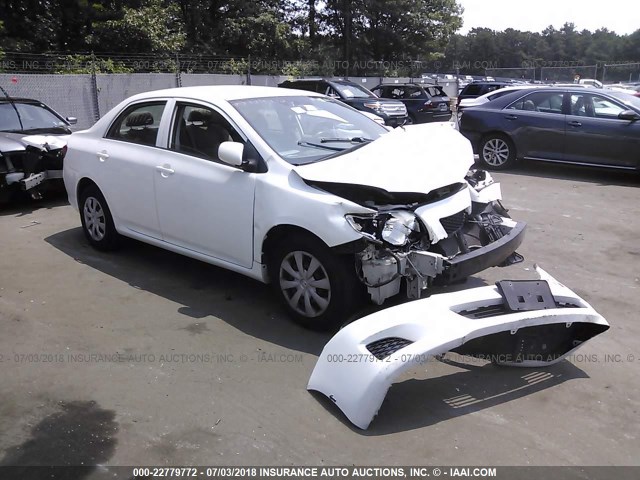 JTDBL40E799081610 - 2009 TOYOTA COROLLA LE/XLE WHITE photo 1