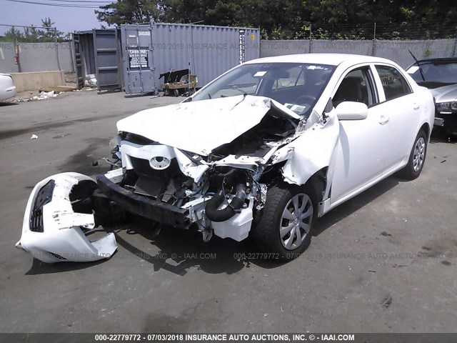 JTDBL40E799081610 - 2009 TOYOTA COROLLA LE/XLE WHITE photo 2
