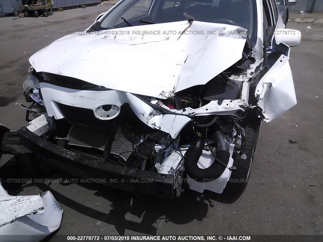 JTDBL40E799081610 - 2009 TOYOTA COROLLA LE/XLE WHITE photo 6