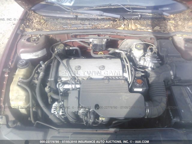 1G1JF52T4W7241320 - 1998 CHEVROLET CAVALIER LS BURGUNDY photo 10