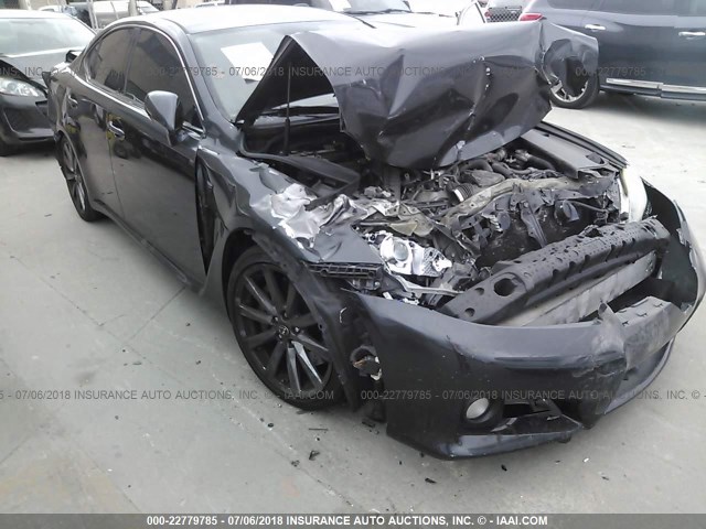 JTHBP262985002285 - 2008 LEXUS IS-F GRAY photo 1