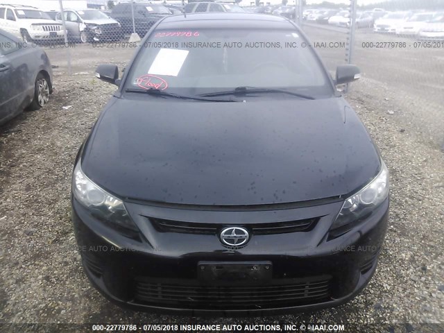 JTKJF5C77C3042301 - 2012 TOYOTA SCION TC 黑色 照片 6