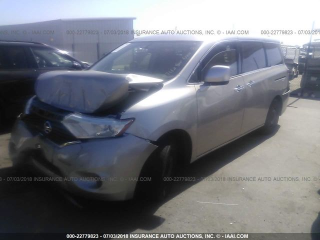 JN8AE2KP0C9044368 - 2012 NISSAN QUEST S/SV/SL/LE GOLD photo 2