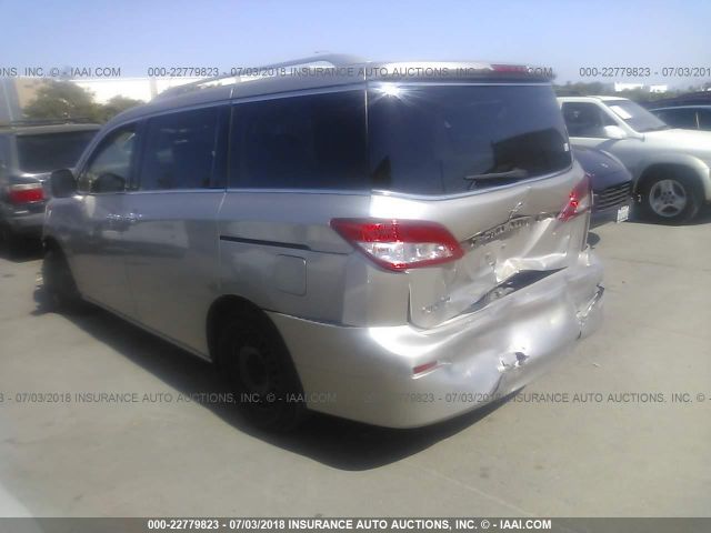 JN8AE2KP0C9044368 - 2012 NISSAN QUEST S/SV/SL/LE GOLD photo 3