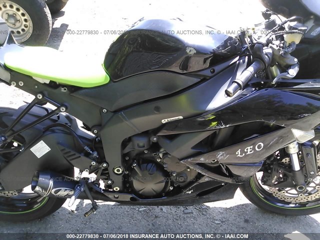 JKAZX4R1X9A012387 - 2009 KAWASAKI ZX600 R BLACK photo 8